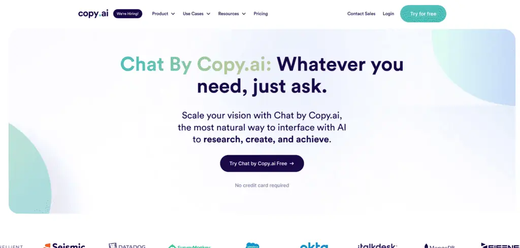 Chat by Copy.ai