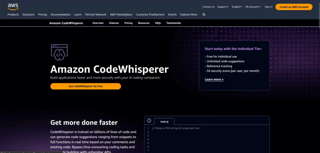 Amazon Code Whisperers 