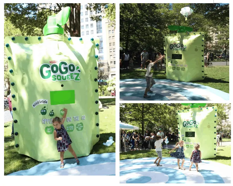 gogo squeez brand activation