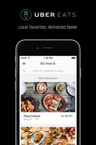 on demand food delivery app