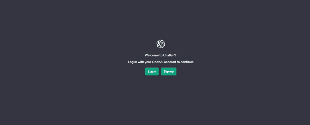 Go To chat.openai.com And Register